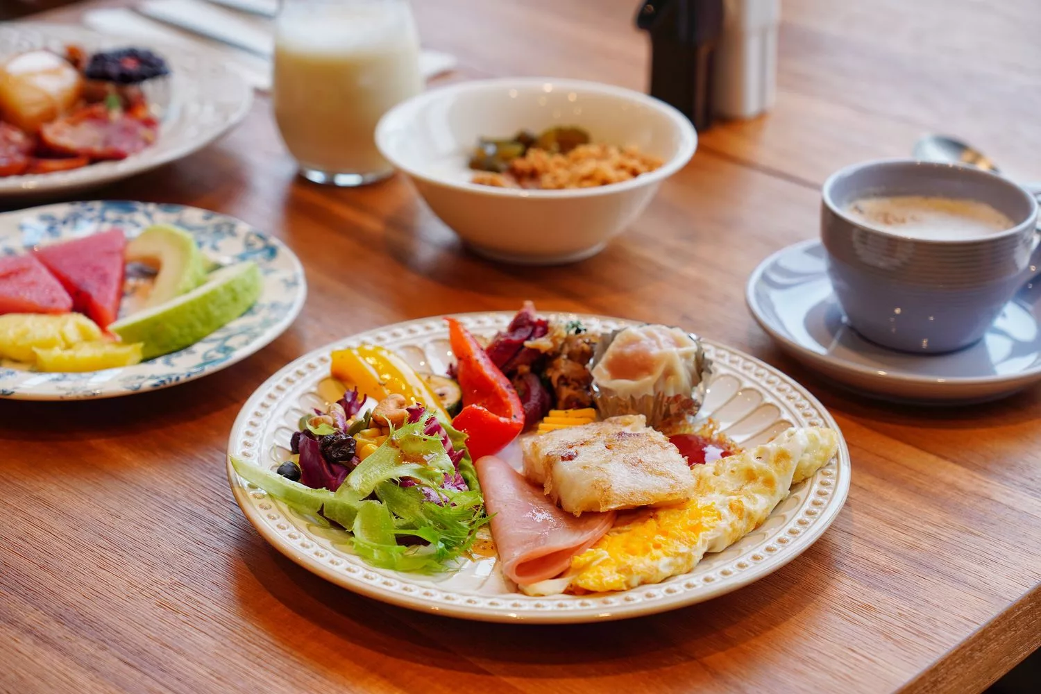【台中商旅早餐】享得道行旅早餐，森林系餐廳享用豐盛自助式早餐! @Sansa Blog-混血珊莎的奇幻旅程