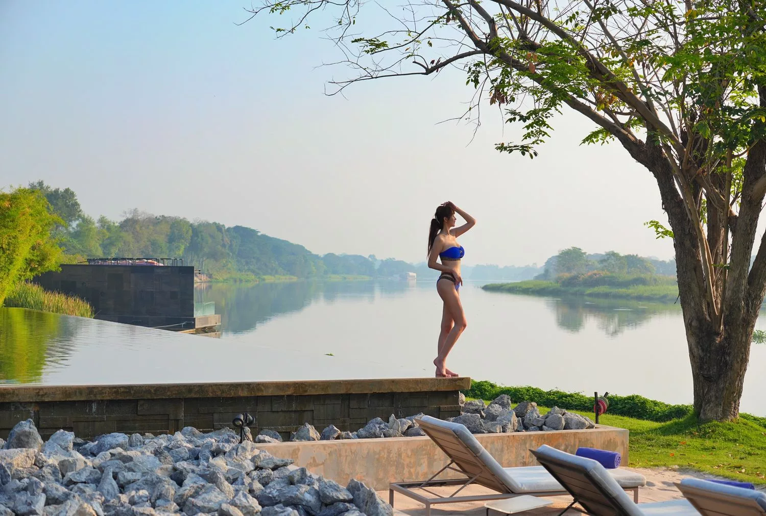 【Cross River Kwai】北碧府五星度假村，獨木舟泳池多種玩法! @混血珊莎的奇幻旅程