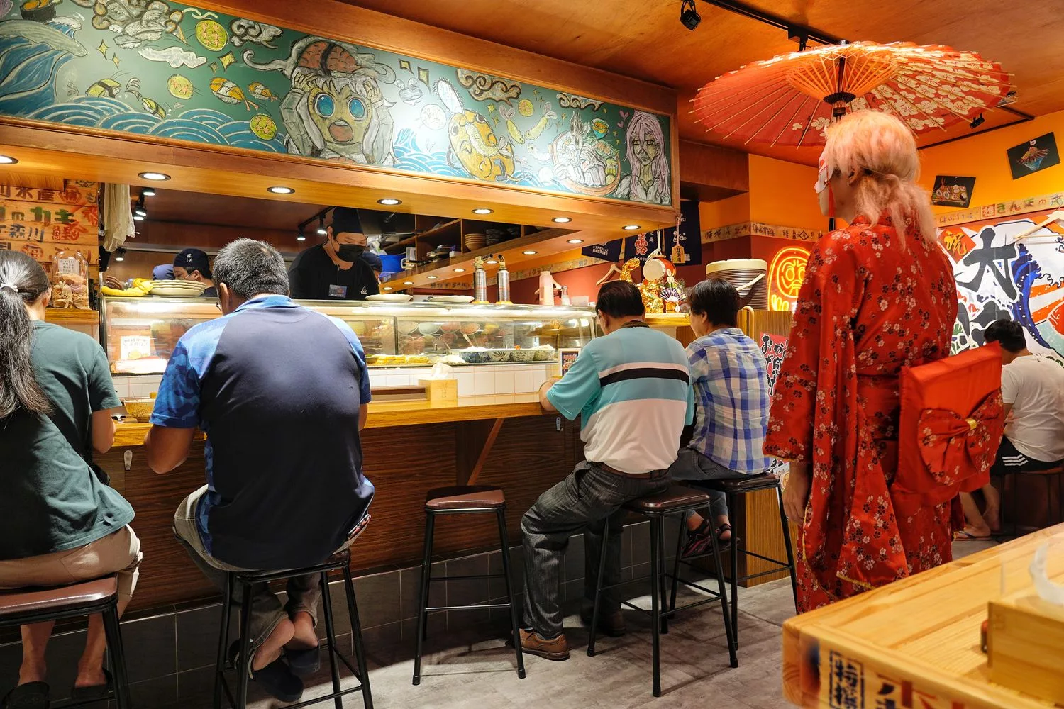【森川丼丼嘉義店】 4.8 顆星高評價日本料理，澎湃用料氣氛很嗨! @混血珊莎的奇幻旅程